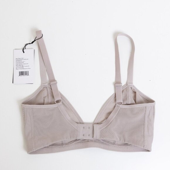 ✨ Knix Mesh Deep V Bra Oyster Nude S++ - Picture 4 of 13